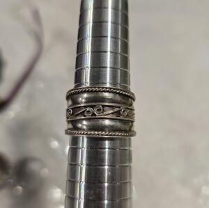 Sterling Silver Wide Band Ring